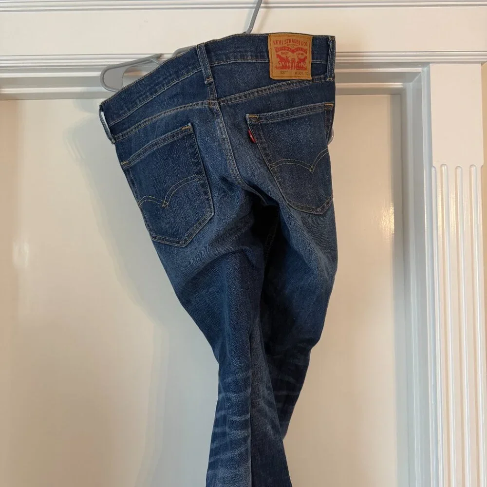 Levi’s 527 Bootcut Jeans 33x30 Dark Wash Men’s Classic Fit - Picture 6 of 6